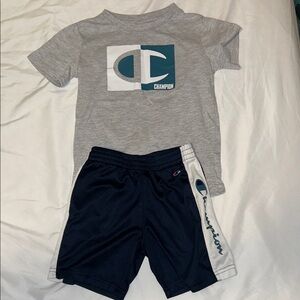 Champion Gray and Dark Blue Kids Set